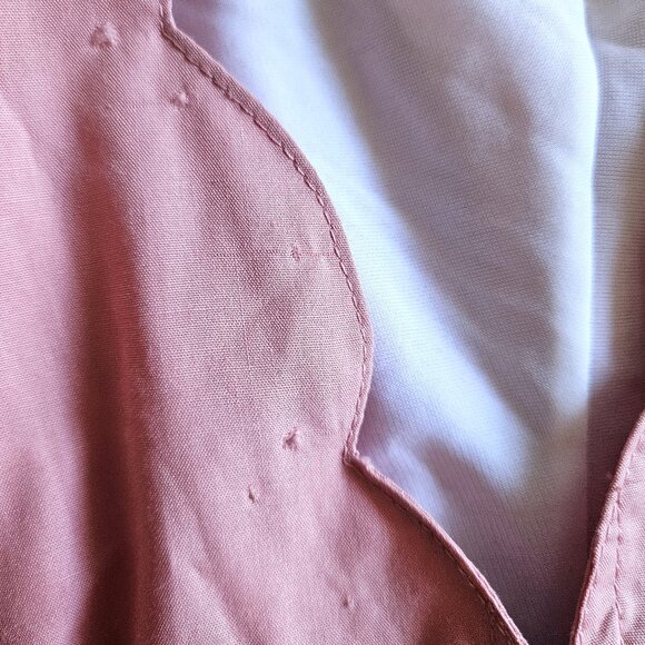 Size M Vintage 1980s Puff Sleeve Maxi Dress As Is - Picture 11 of 12